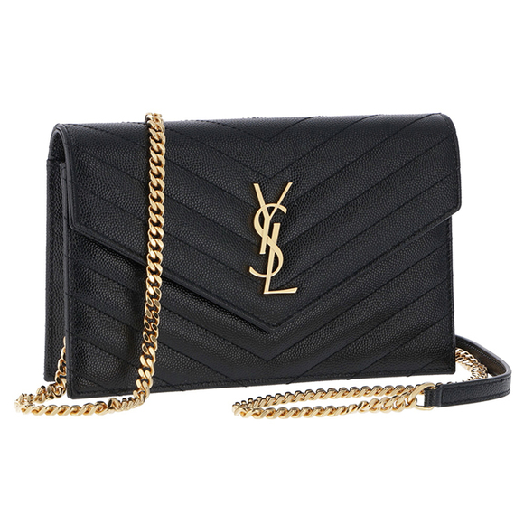 Saint Laurent Long Wallet me Matel Black - Picture 1 of 7